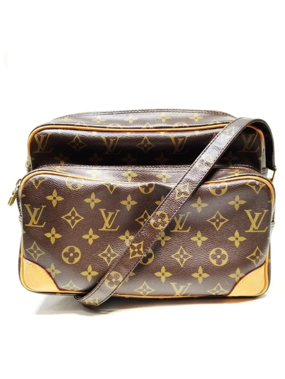 Authentic Louis Vuitton Nile Monogram Crossbody Bag Vintage LV